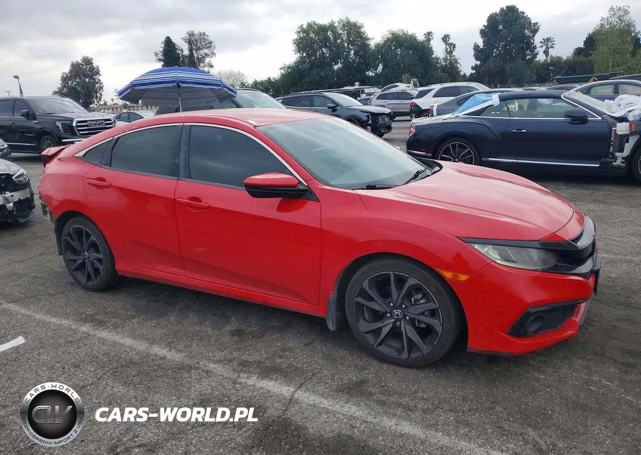2019 Honda Civic Sport VIN:2HGFC2E80KH508996 - 4