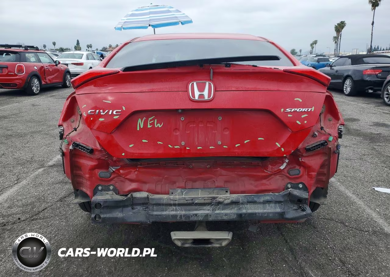 2019 Honda Civic Sport VIN:2HGFC2E80KH508996 - 6