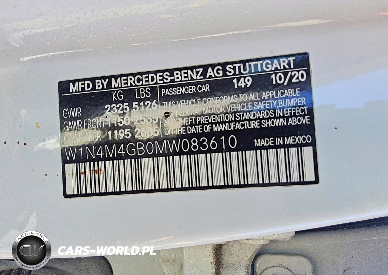 2021 Mercedes-Benz Glb 250 VIN:W1N4M4GB0MW083610 - 14