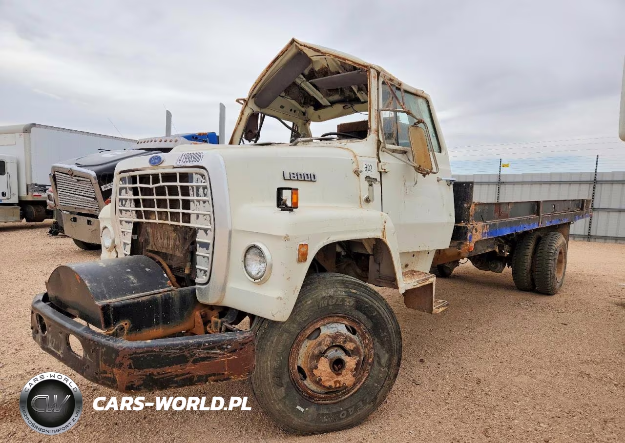 1992 Ford F700 Flatbed Truck VIN:1FDYR80U5HVA09278 - 2