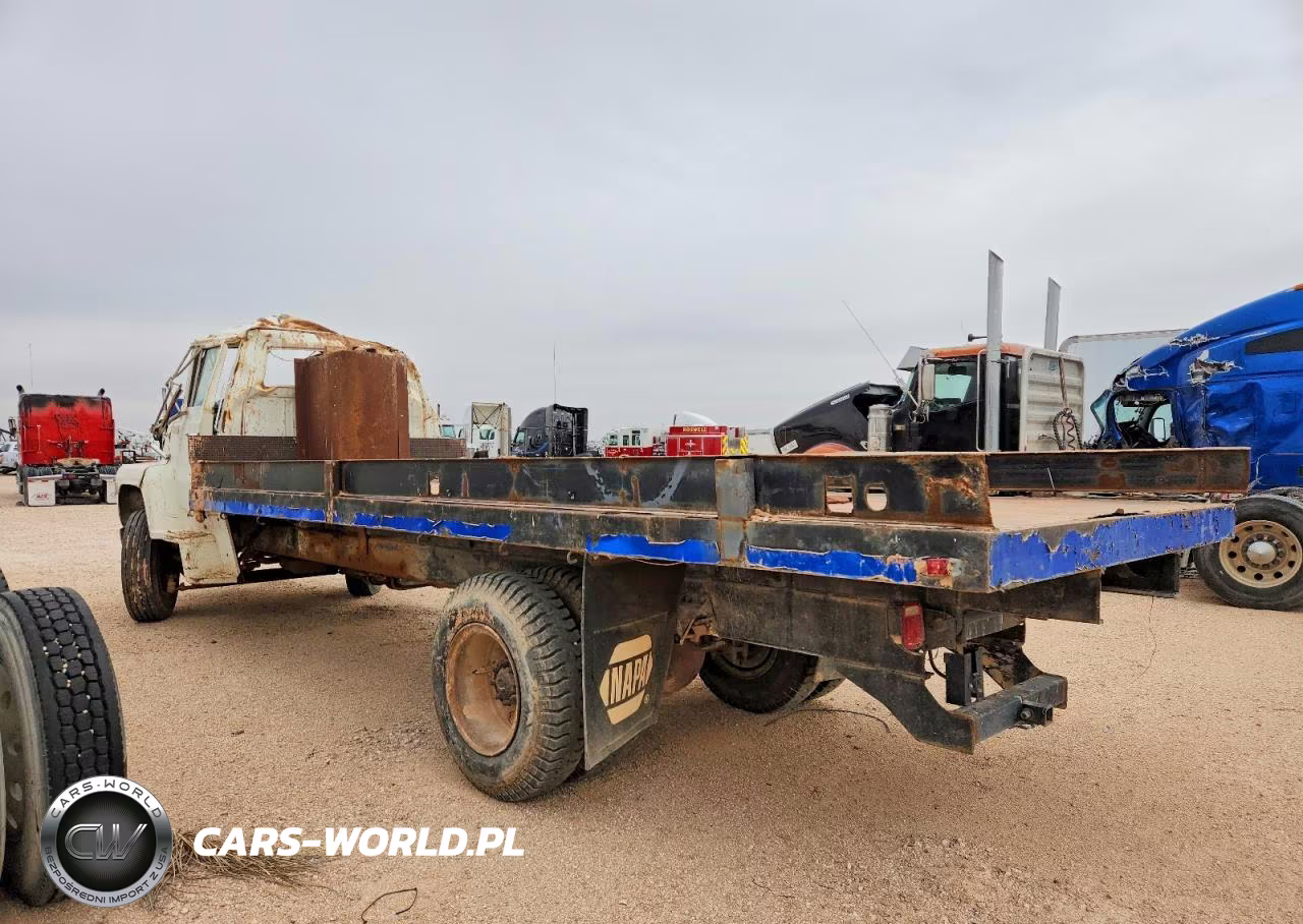 1992 Ford F700 Flatbed Truck VIN:1FDYR80U5HVA09278 - 3