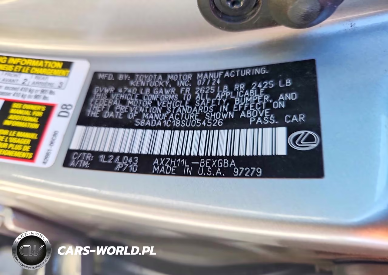 2025 Lexus Es 300H Base VIN:58ADA1C18SU054526 - 12
