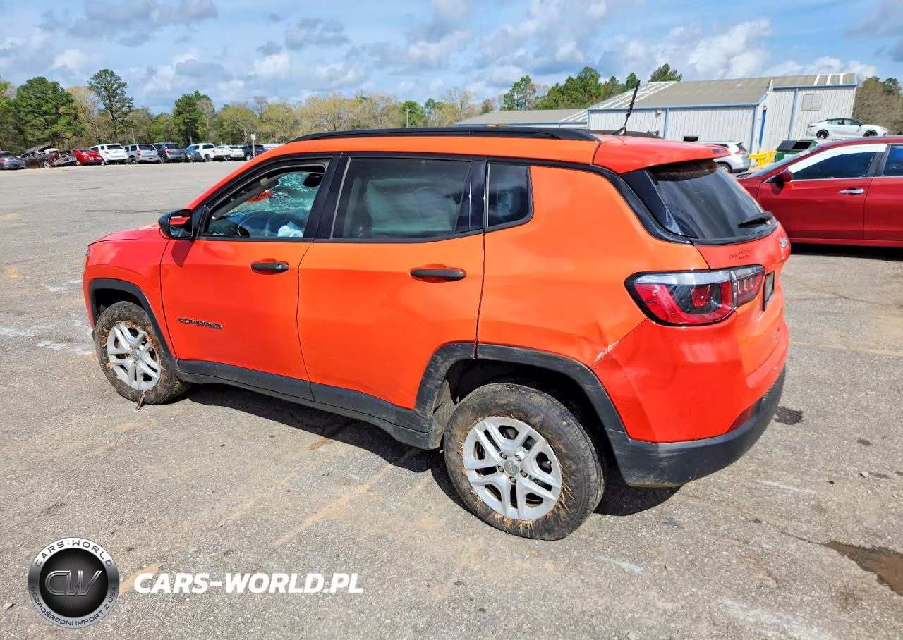 2018 Jeep Compass Sport VIN:3C4NJCABXJT250709 - 2
