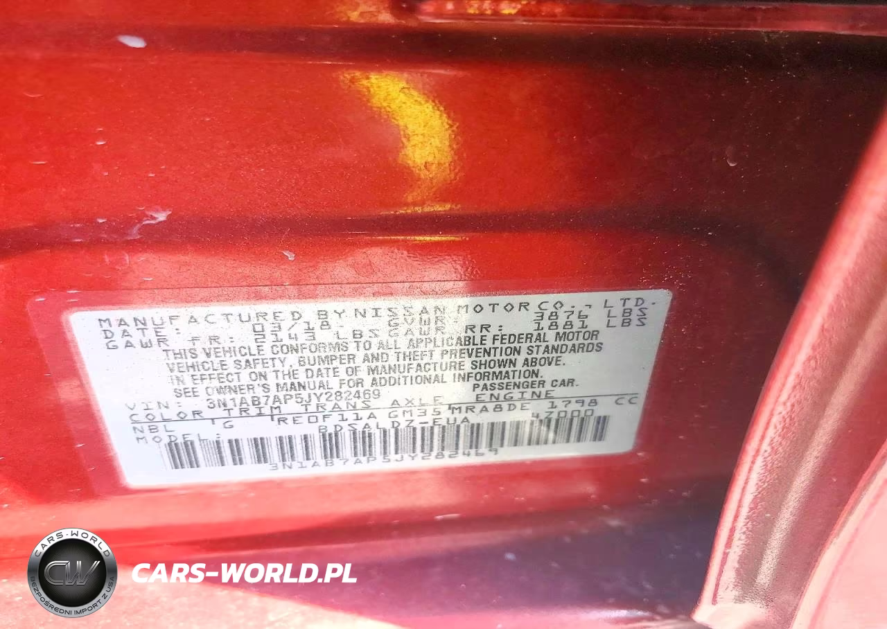 2018 Nissan Sentra Sv VIN:3N1AB7AP5JY282469 - 12