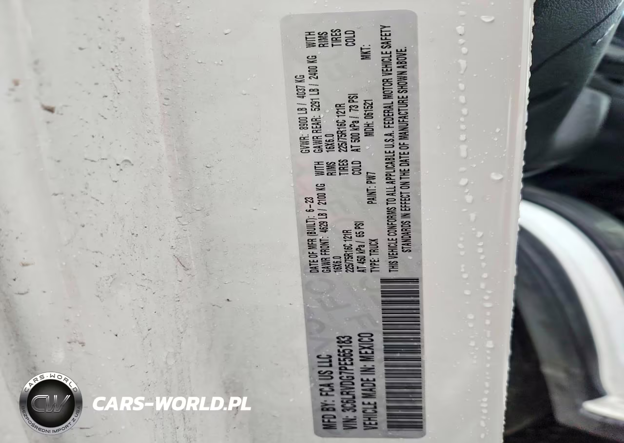 2023 Ram Promaster 2500 2500 High VIN:3C6LRVDG7PE565183 - 10