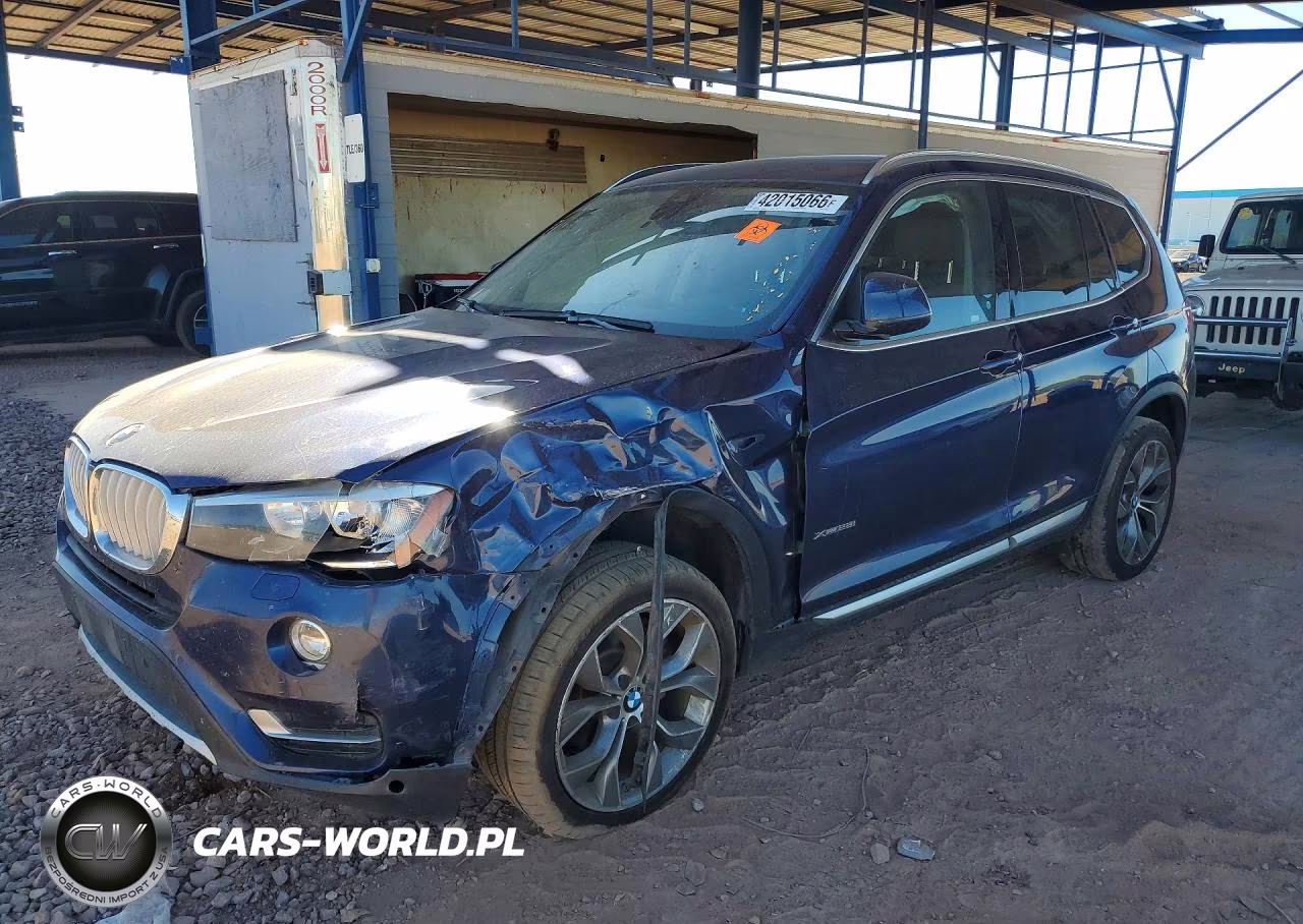 2017 BMW X3 xDrive28I VIN:5UXWX9C32H0W74287 - 1