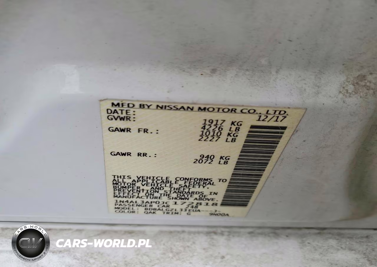 2018 Nissan Altima 2.5 S VIN:1N4AL3AP0JC172818 - 13