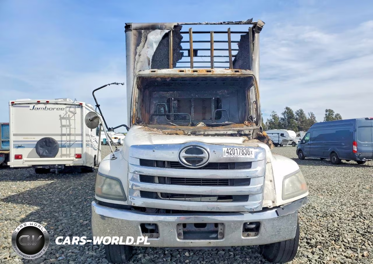 2013 Hino 338 Box Truck VIN:5PVNV8JV1D4S53603 - 5