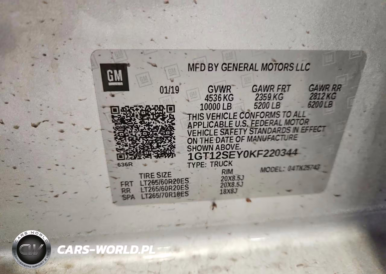 2019 GMC Sierra K2500 Denali VIN:1GT12SEY0KF220344 - 13