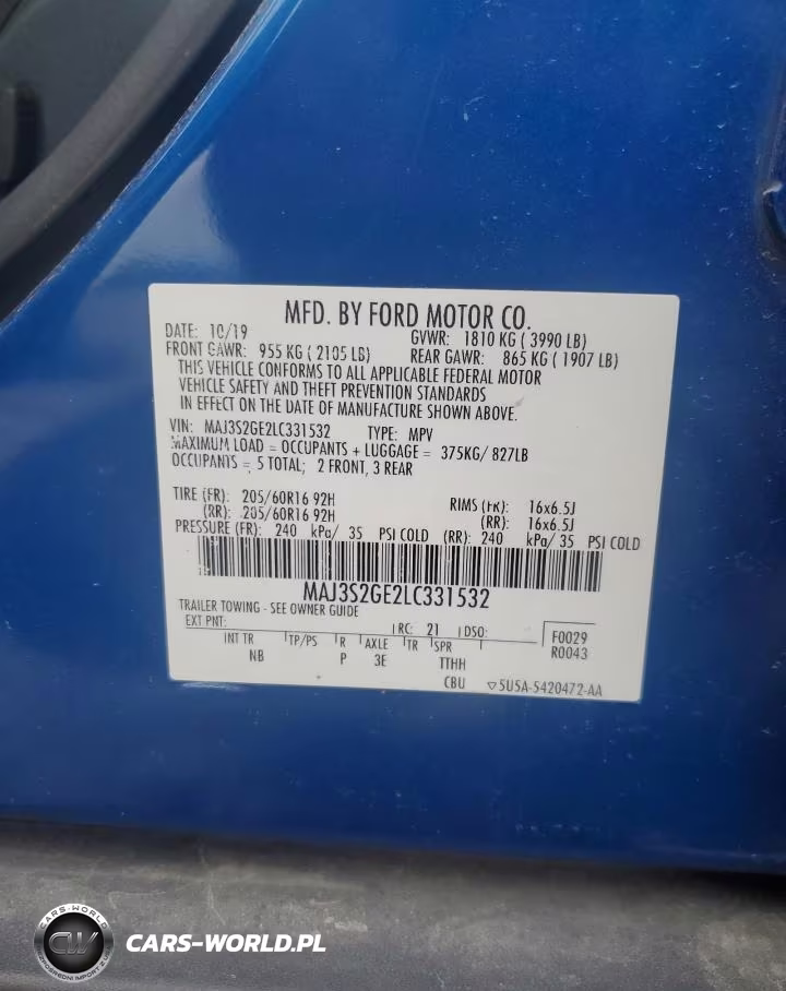 2020 Ford Ecosport Se VIN:MAJ3S2GE2LC331532 - 12