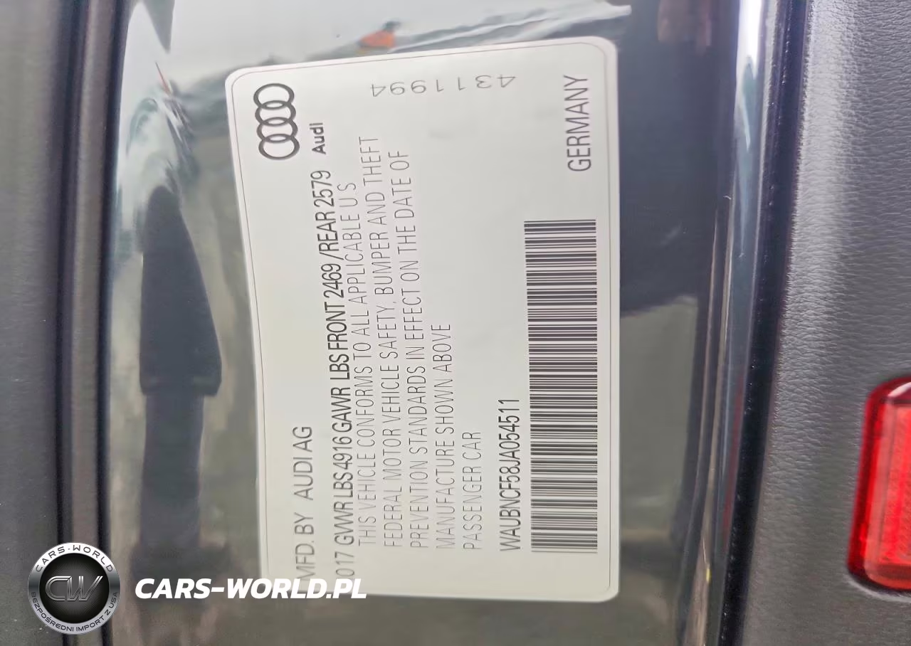 2018 Audi A5 Premium Plus VIN:WAUBNCF58JA054511 - 12