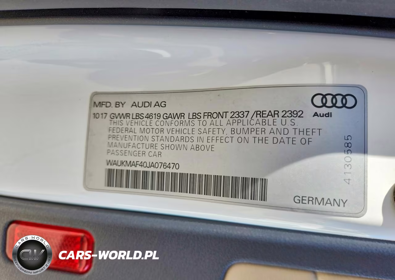 2018 Audi A4 Premium VIN:WAUKMAF40JA076470 - 13