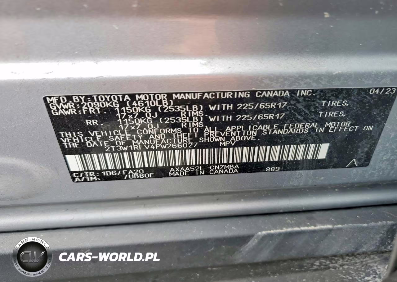 2023 Toyota Rav4 Xle VIN:2T3W1RFV4PW266027 - 13