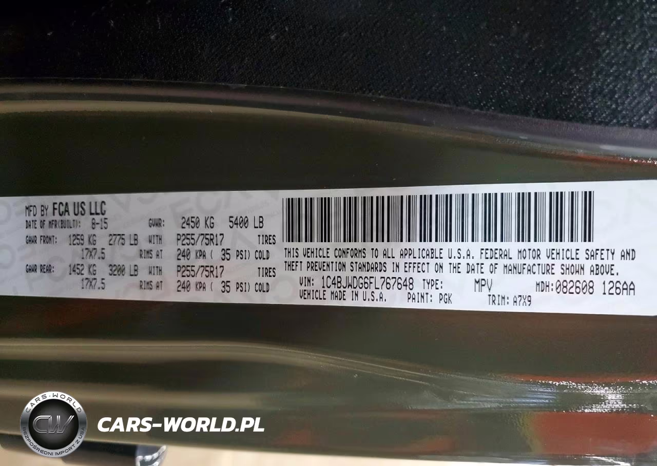 2015 Jeep Wrangler Unlimited Sport VIN:1C4BJWDG6FL767648 - 13