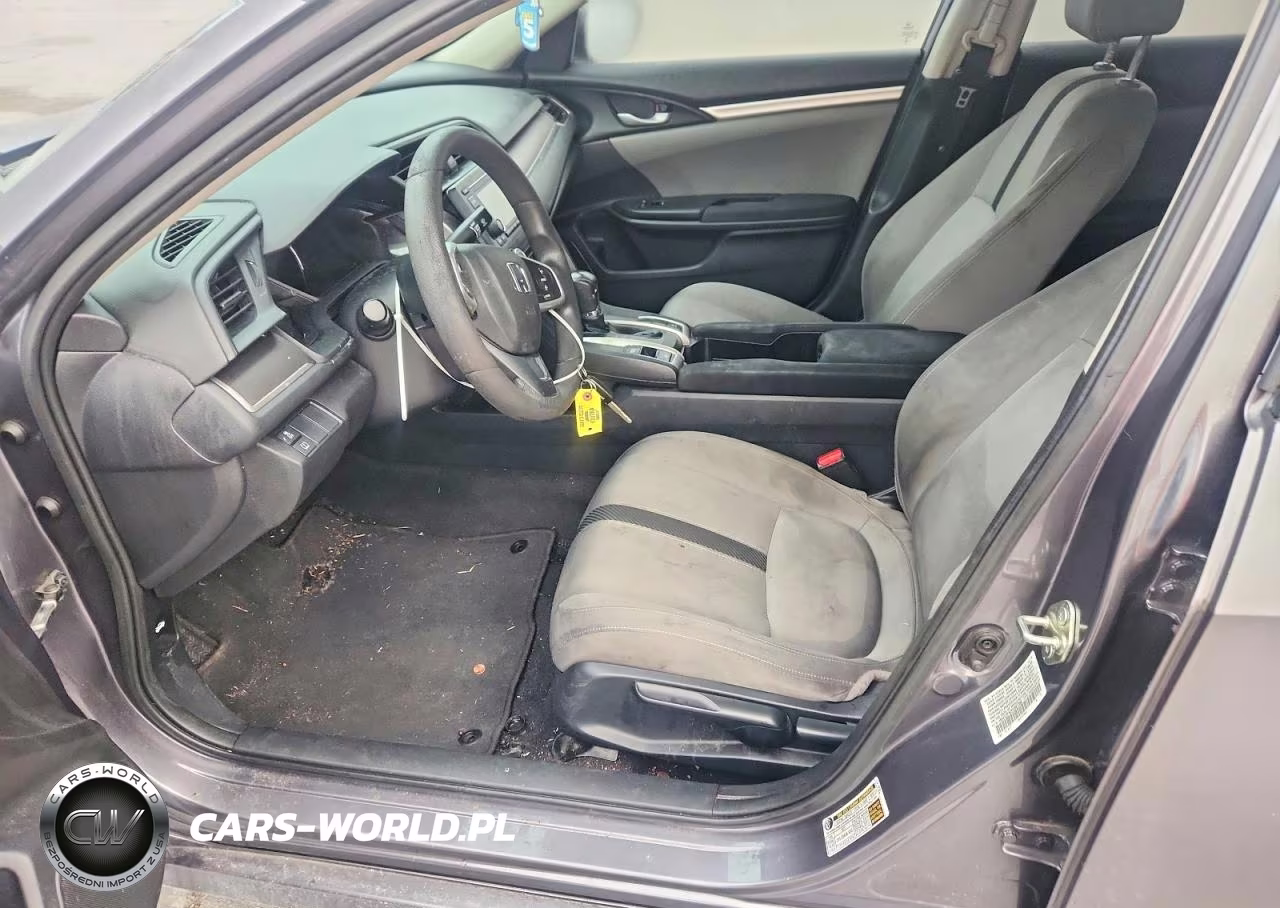2017 Honda Civic Lx VIN:19XFC2F52HE007390 - 7