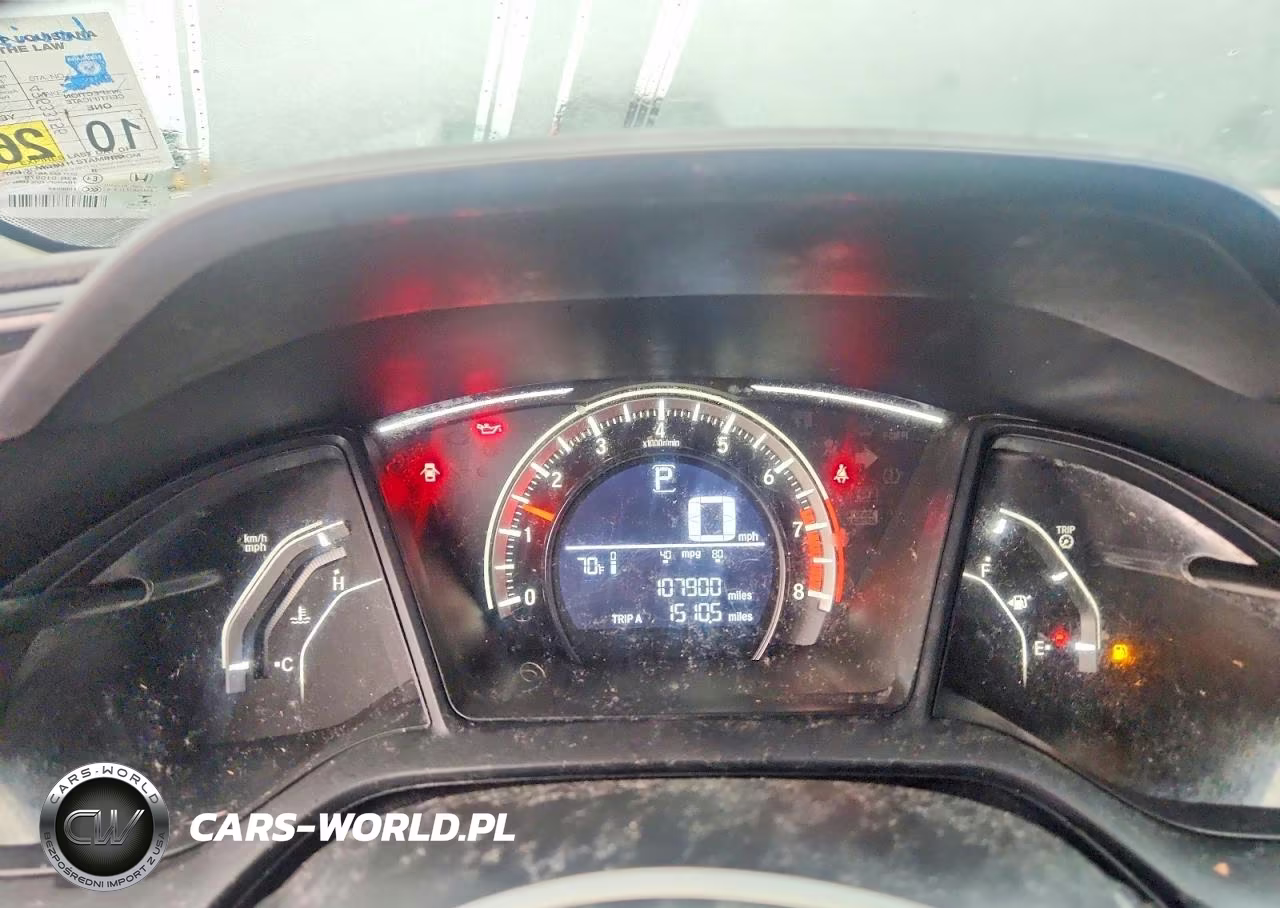 2017 Honda Civic Lx VIN:19XFC2F52HE007390 - 9