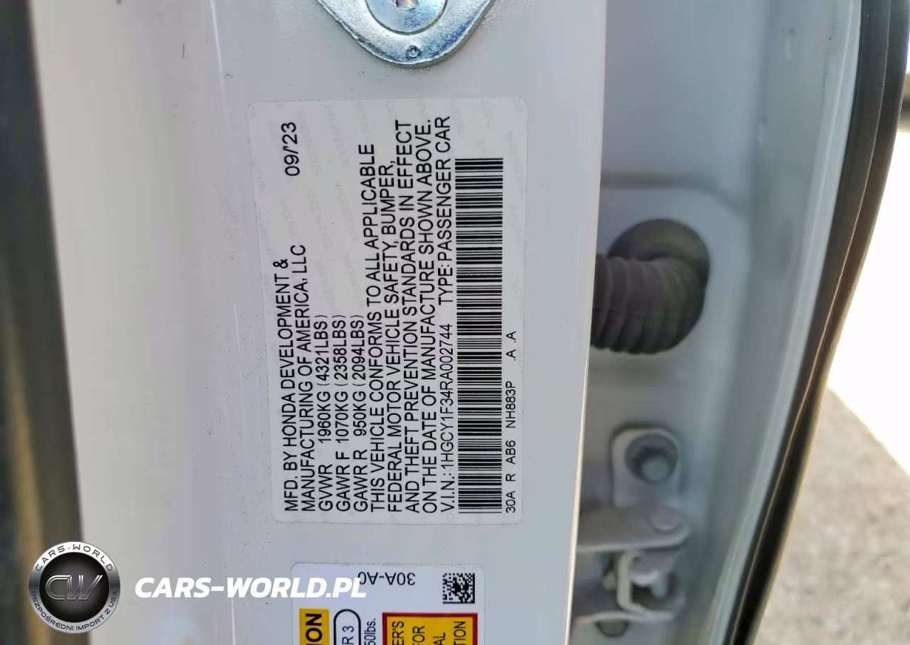 2024 Honda Accord VIN:1HGCY1F34RA002744 - 12
