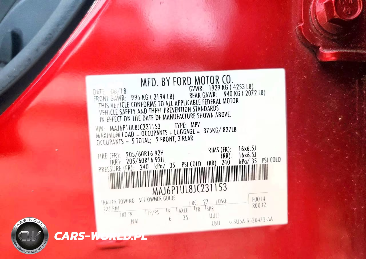 2018 Ford Ecosport Se VIN:MAJ6P1UL8JC231153 - 12
