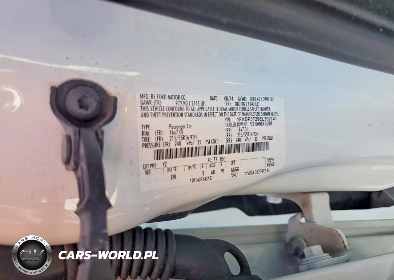 2014 Ford Focus Se VIN:1FADP3F29EL392740 - 12