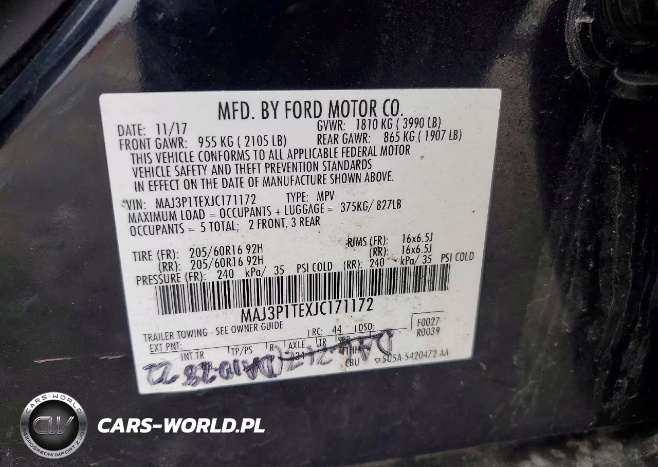 2018 Ford Ecosport Se VIN:MAJ3P1TEXJC171172 - 13