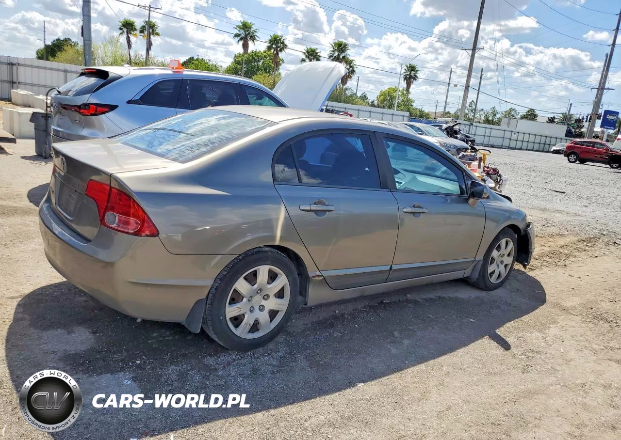 2008 Honda Civic Lx VIN:1HGFA16588L110757 - 3