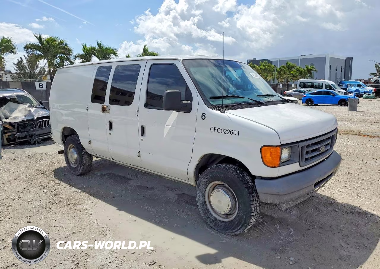 2006 Ford E250 Delivery Van VIN:1FTNE24L06DA11542 - 4