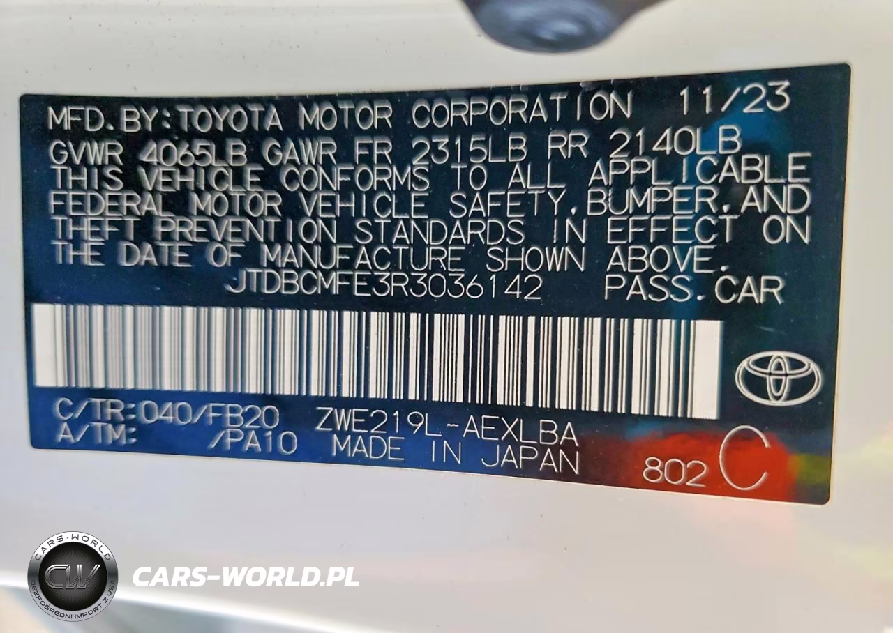 2024 Toyota Corolla Hybrid Le VIN:JTDBCMFE3R3036142 - 13