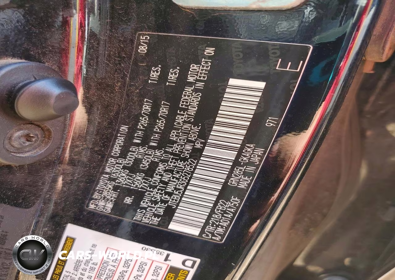 2016 Toyota 4Runner Sr5 VIN:JTEBU5JR3G5278522 - 13