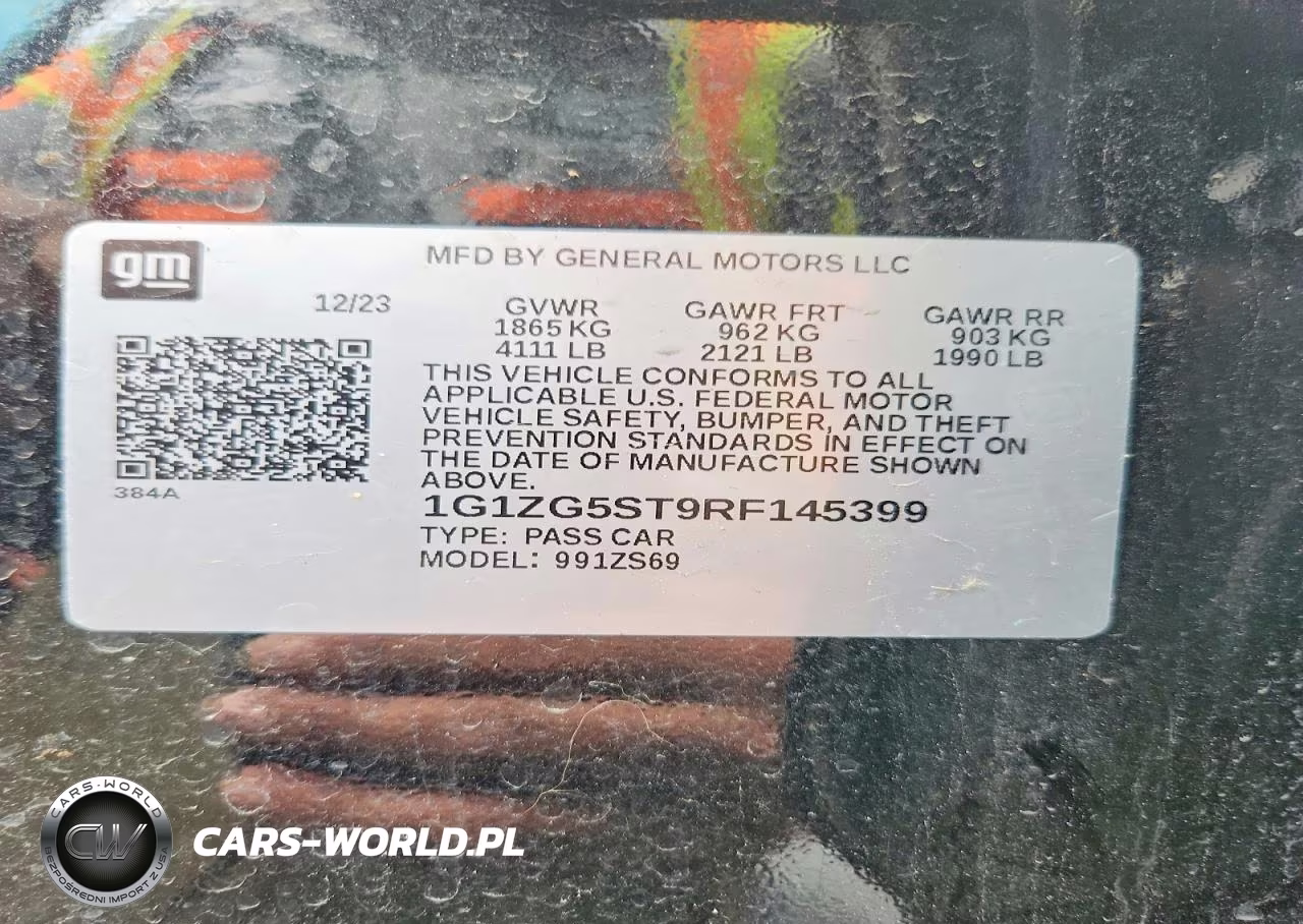 2024 Chevrolet Malibu Rs VIN:1G1ZG5ST9RF145399 - 13