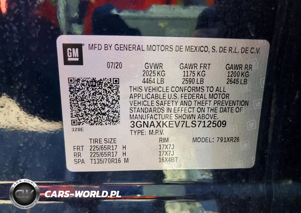 2020 Chevrolet Equinox Lt VIN:3GNAXKEV7LS712509 - 13