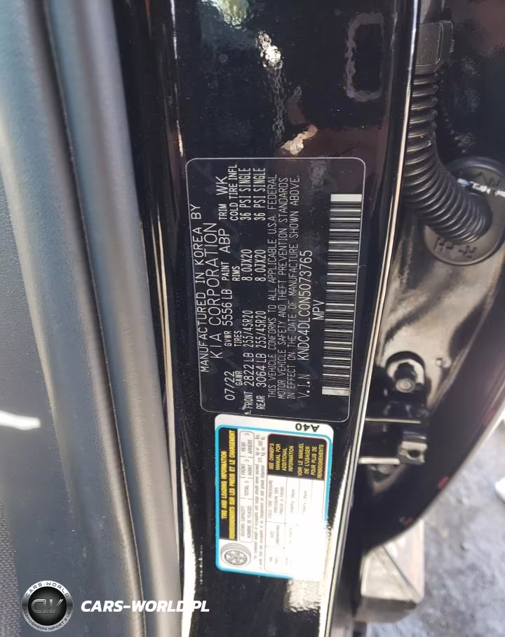 2022 Kia Ev6 Gt Line VIN:KNDC4DLC0N5073765 - 13