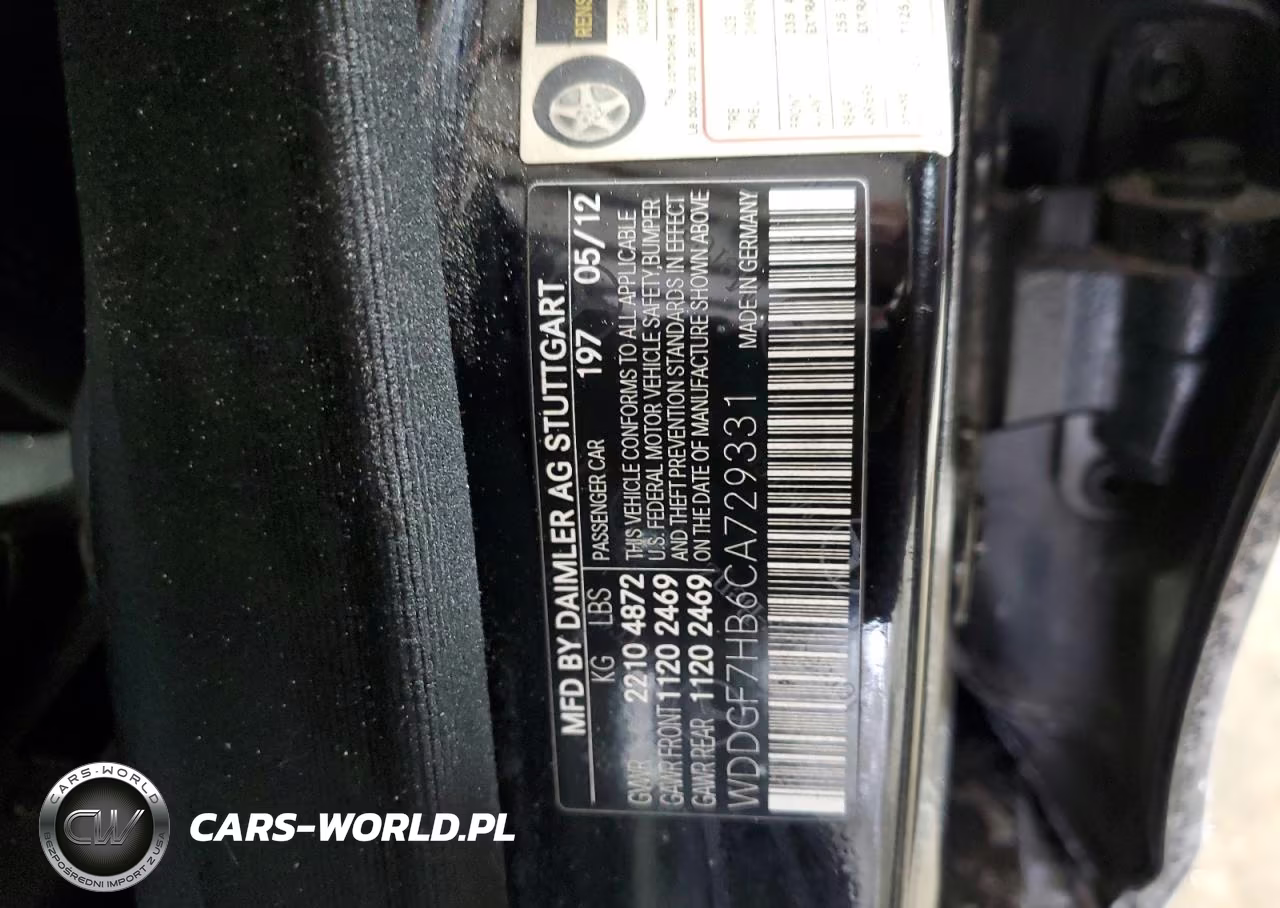 2012 Mercedes-Benz C 63 Amg VIN:WDDGF7HB6CA729331 - 12