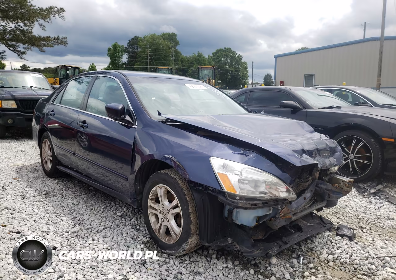 2007 Honda Accord Ex VIN:1HGCM56717A175091 - 1