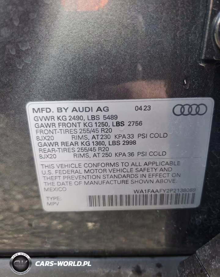 2023 Audi Q5 Prestige 45 VIN:WA1FAAFY2P2138089 - 12