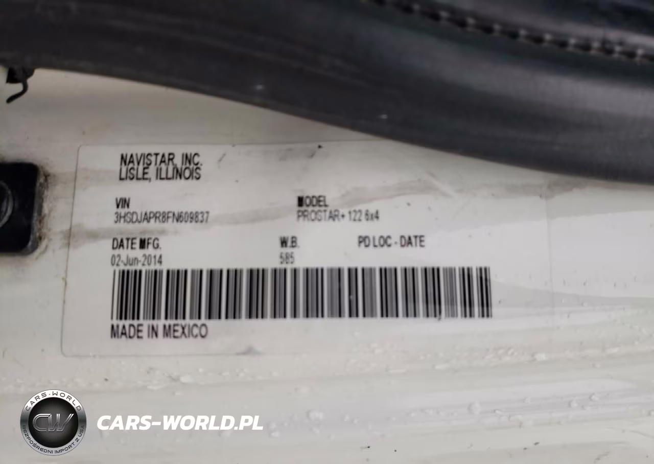 2015 International Prostar VIN:3HSDJAPR8FN609837 - 10