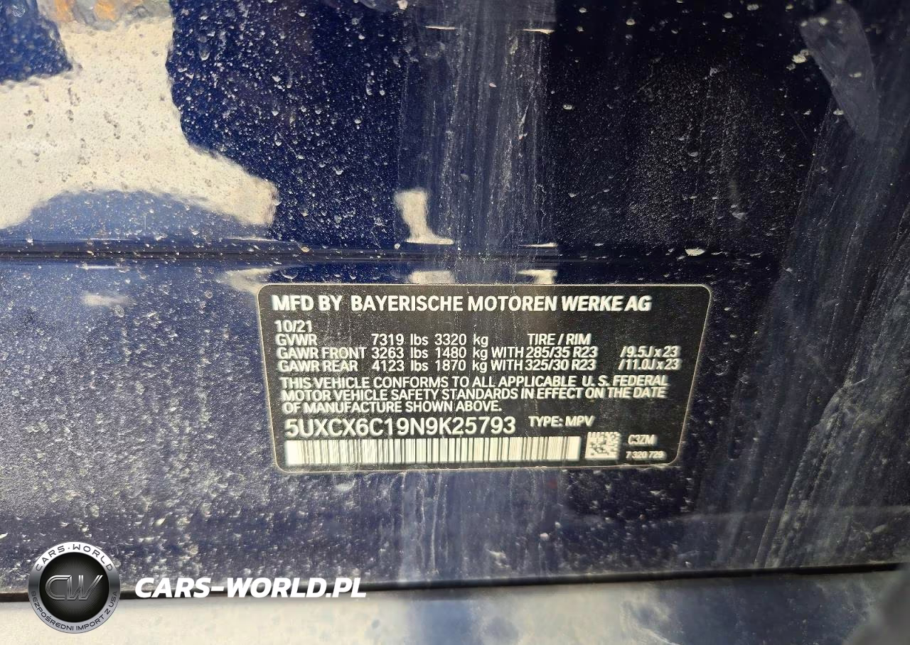 2022 BMW X7 Alpina Xb7 VIN:5UXCX6C19N9K25793 - 13