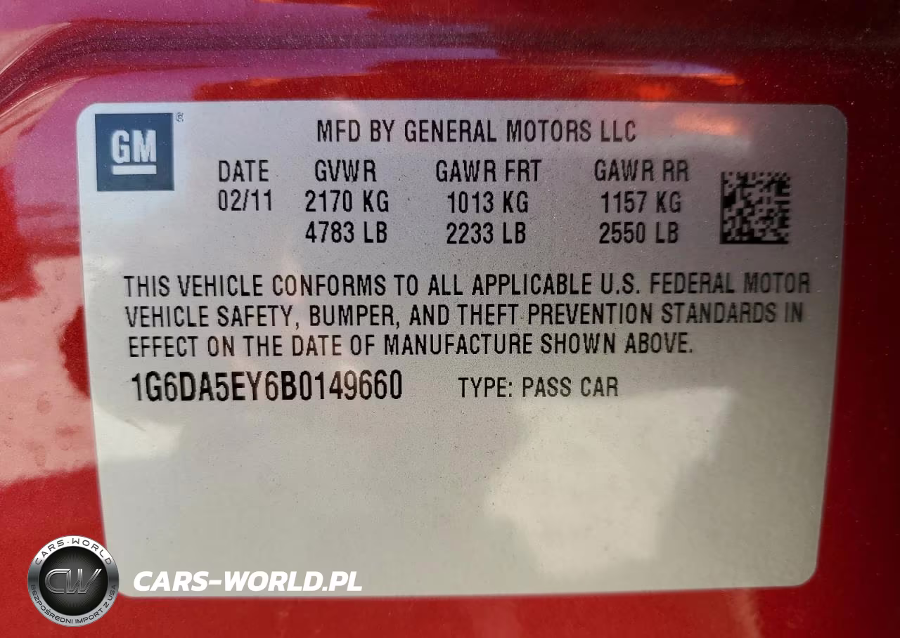 2011 Cadillac Cts VIN:1G6DA5EY6B0149660 - 12