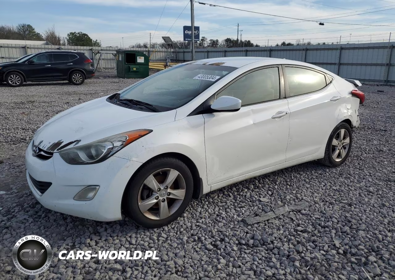 2013 Hyundai Elantra Gls VIN:5NPDH4AE6DH172151 - 1