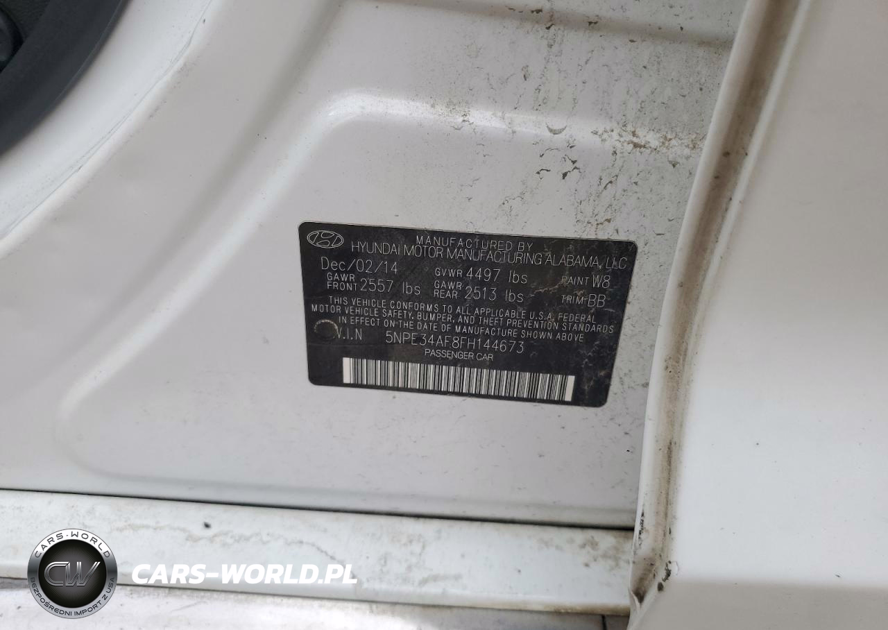 2015 Hyundai Sonata Sport VIN:5NPE34AF8FH144673 - 12