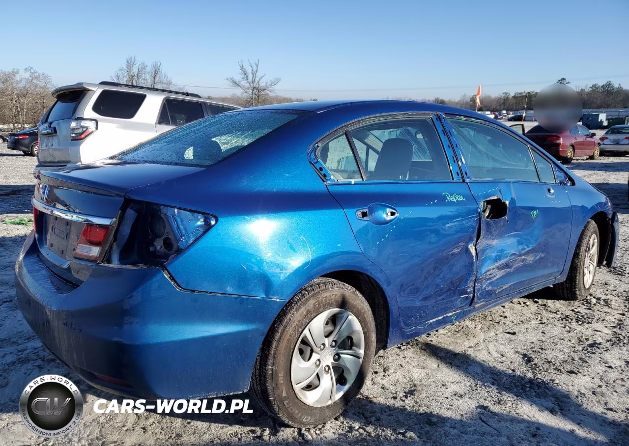 2014 Honda Civic Lx VIN:19XFB2F50EE030648 - 3