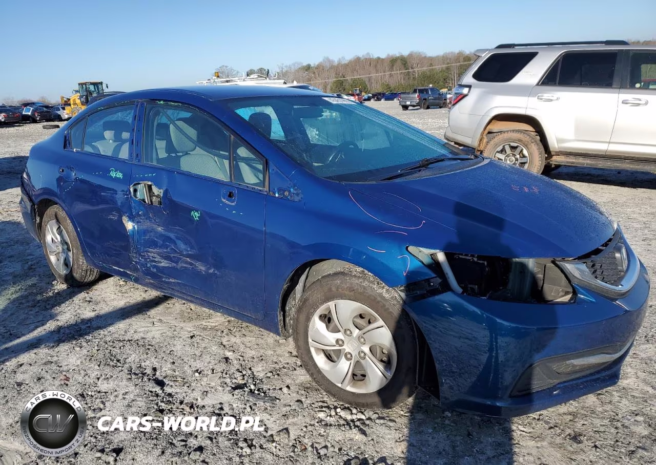 2014 Honda Civic Lx VIN:19XFB2F50EE030648 - 4