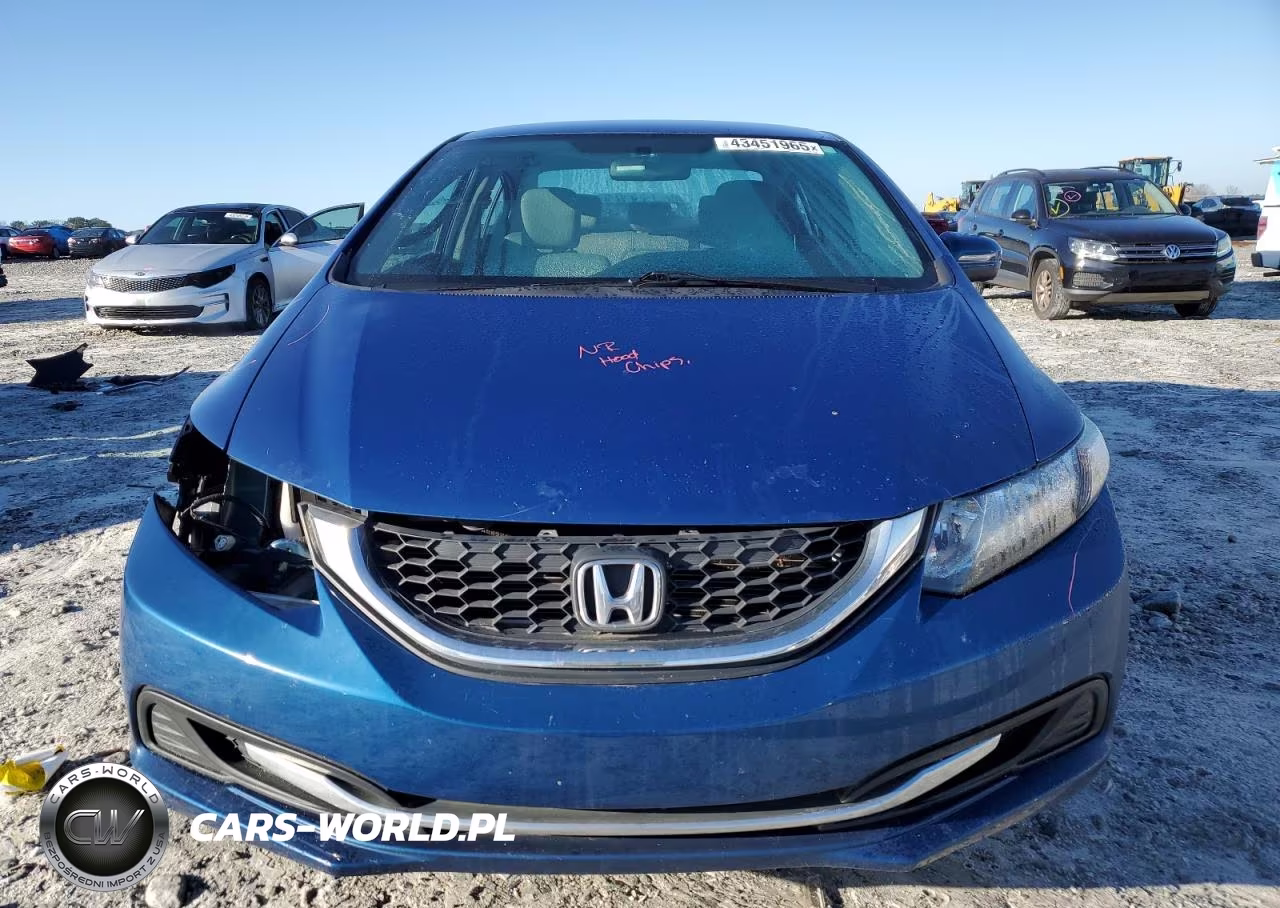 2014 Honda Civic Lx VIN:19XFB2F50EE030648 - 5