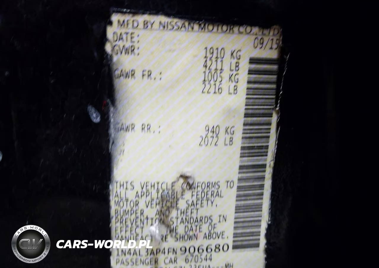 2015 Nissan Altima 2.5 VIN:1N4AL3AP4FN906680 - 10