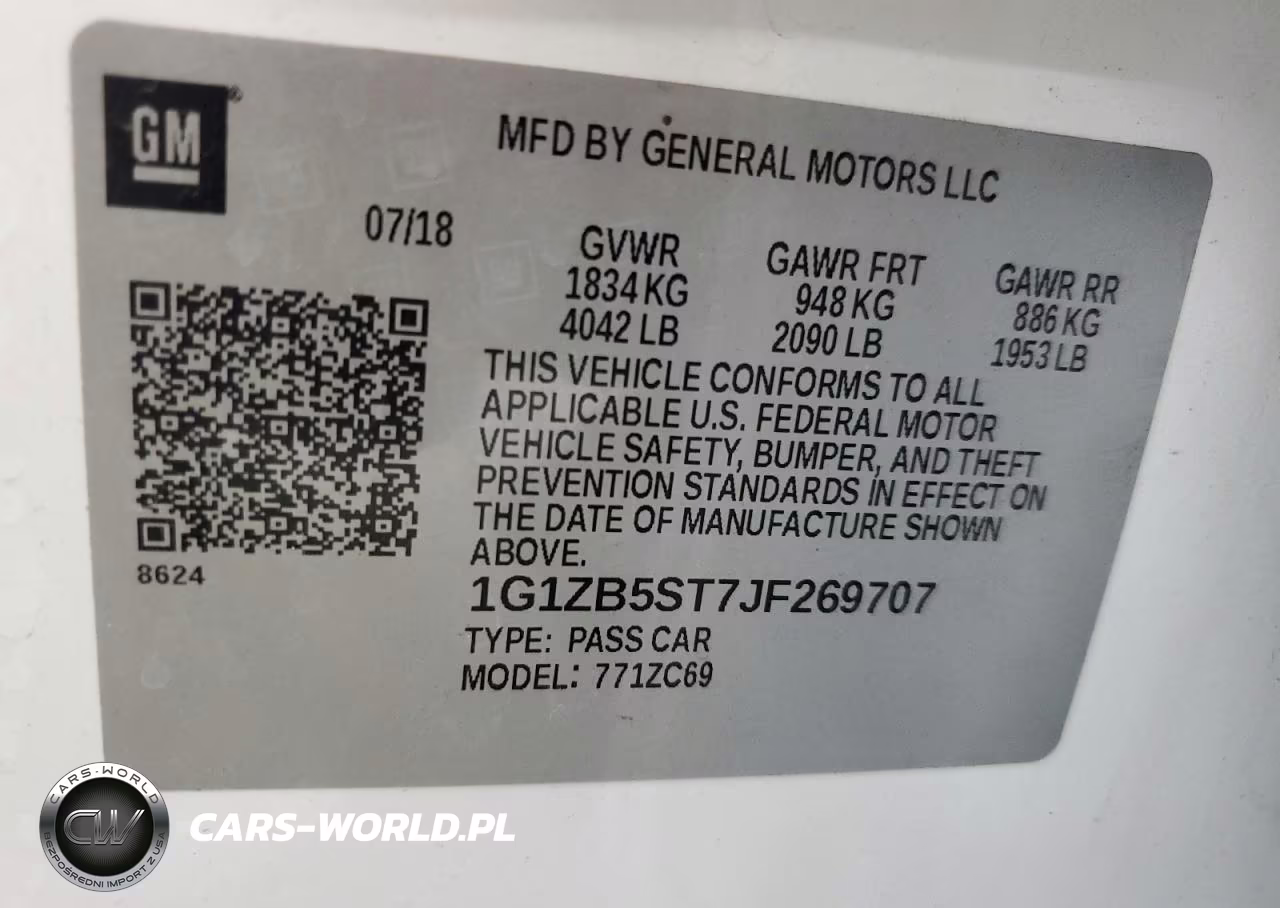 2018 Chevrolet Malibu Ls VIN:1G1ZB5ST7JF269707 - 12