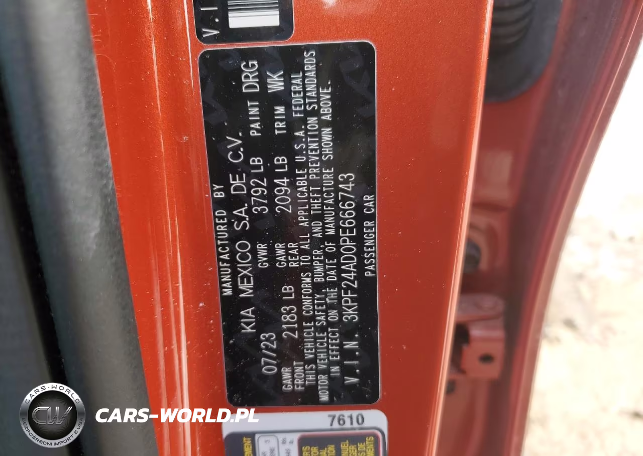 KIA FORTE LX VIN:3KPF24AD0PE666743 - 12