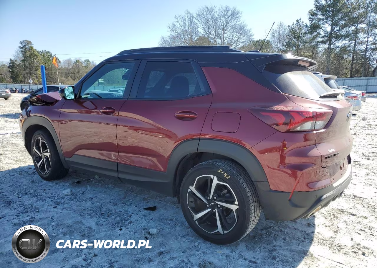 2022 Chevrolet Trailblazer Rs VIN:KL79MTSL7NB137577 - 2