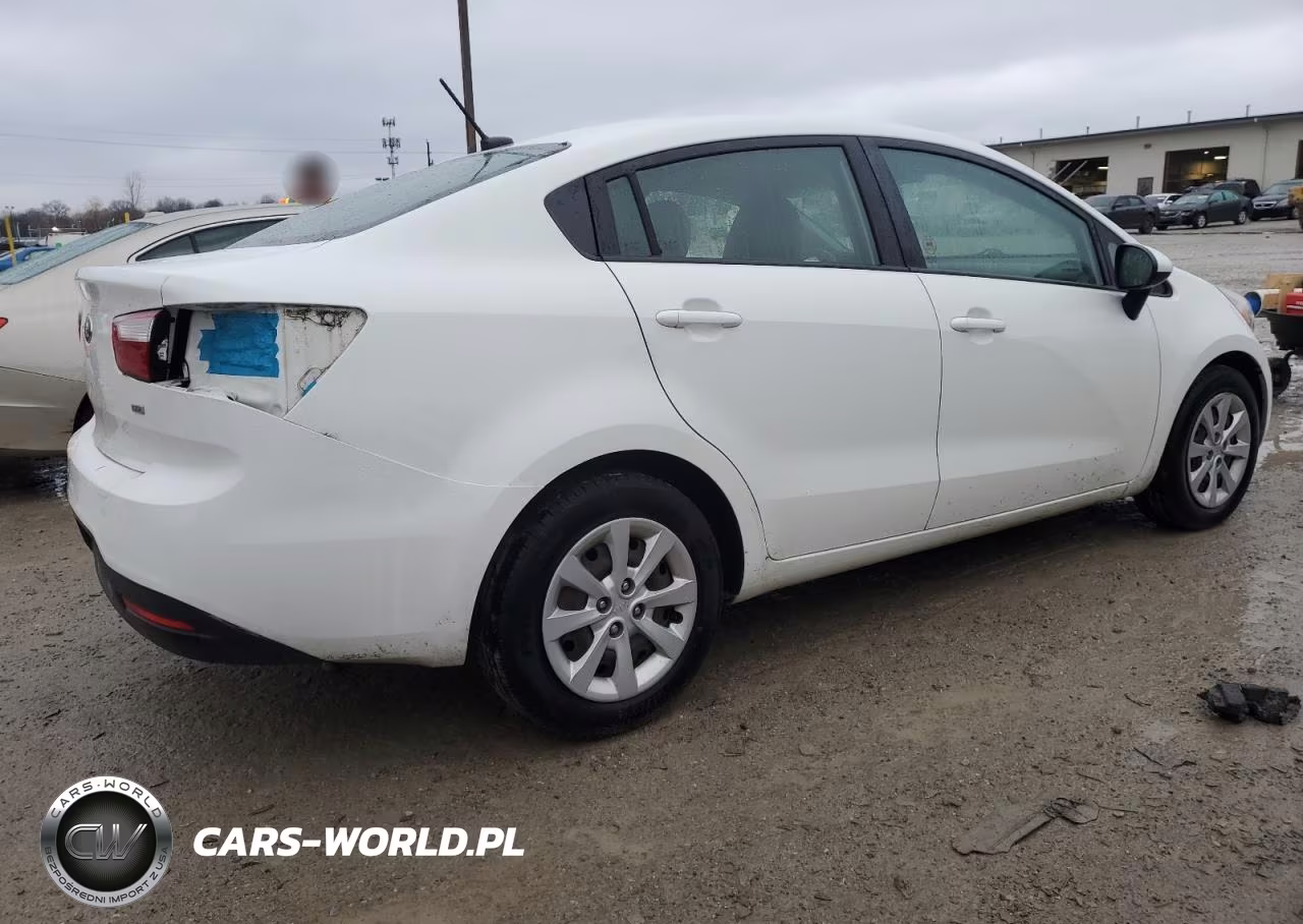 2013 Kia Rio Lx VIN:KNADM4A37D6272891 - 3