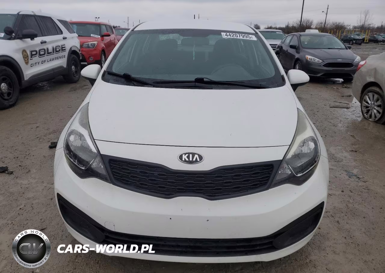2013 Kia Rio Lx VIN:KNADM4A37D6272891 - 5