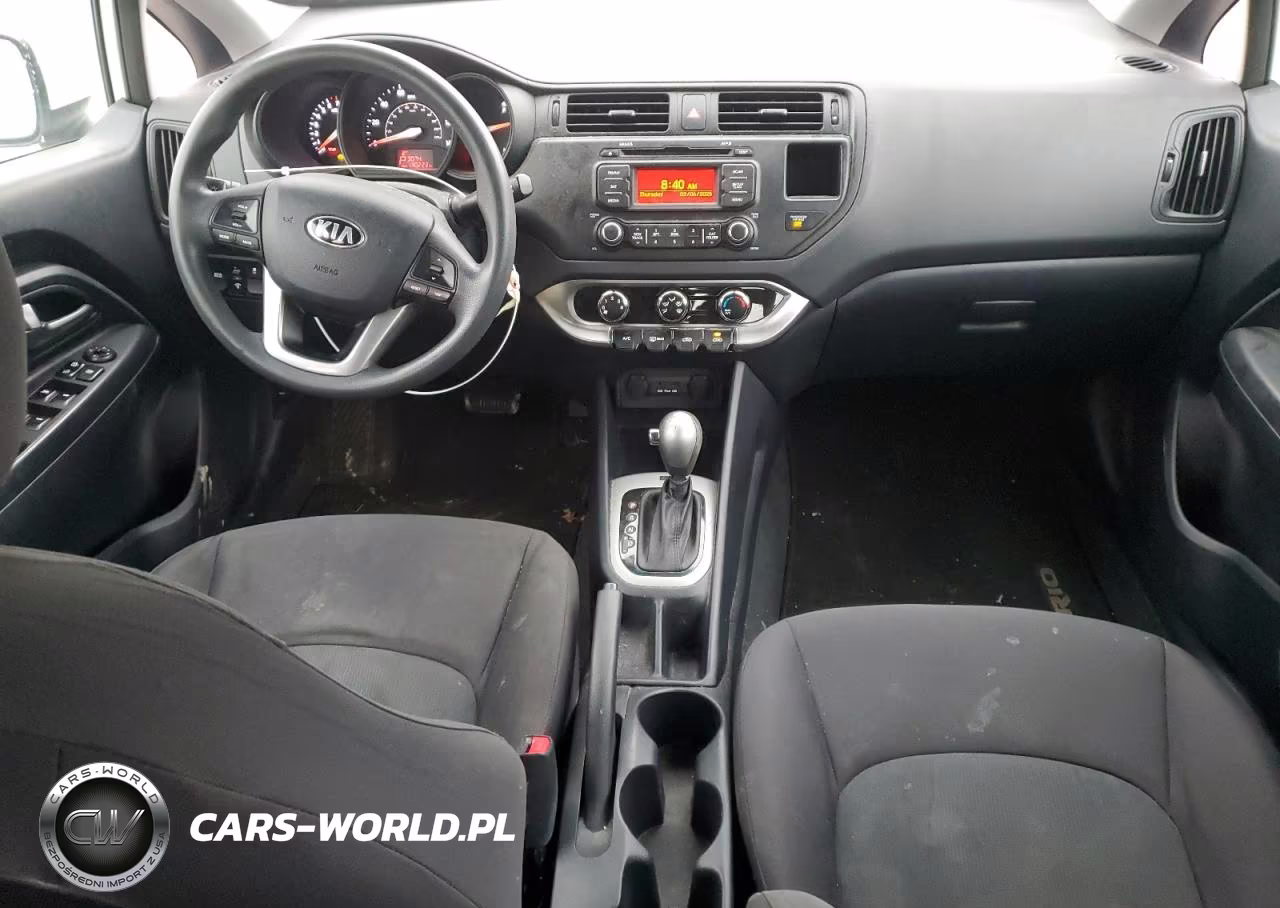 2013 Kia Rio Lx VIN:KNADM4A37D6272891 - 8