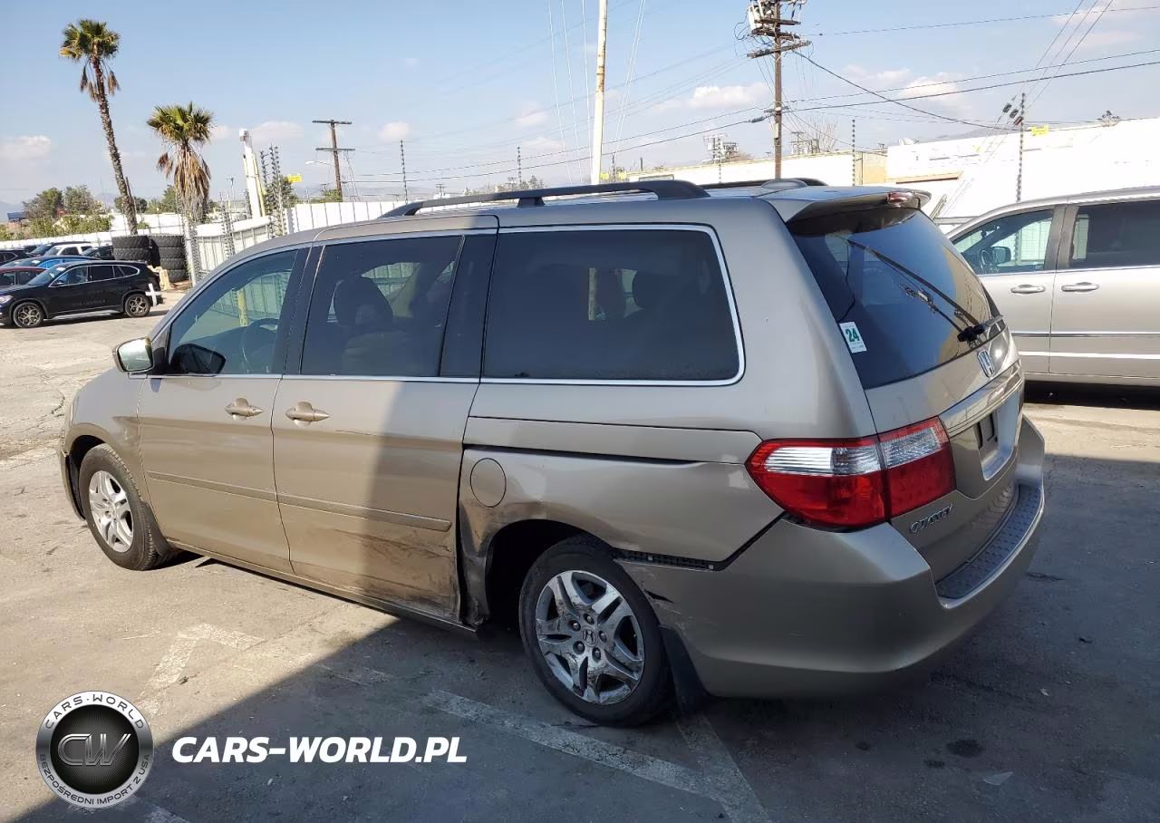 2007 Honda Odyssey Exl VIN:5FNRL387X7B427313 - 2